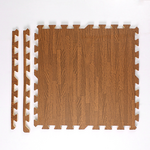 Wood Grain Foam Floor Mat Fully Paved