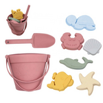 Creative Parent-child Silicone Beach Toy Bucket
