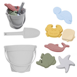Creative Parent-child Silicone Beach Toy Bucket
