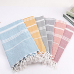 Striped Cotton Turkish Bath Towel Camping Beach Fitness Blanket