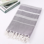 Striped Cotton Turkish Bath Towel Camping Beach Fitness Blanket