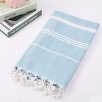 Striped Cotton Turkish Bath Towel Camping Beach Fitness Blanket