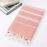 Striped Cotton Turkish Bath Towel Camping Beach Fitness Blanket