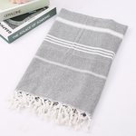 Striped Cotton Turkish Bath Towel Camping Beach Fitness Blanket